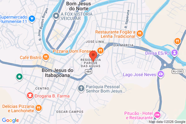 Mapa da localização - Bom Jesus