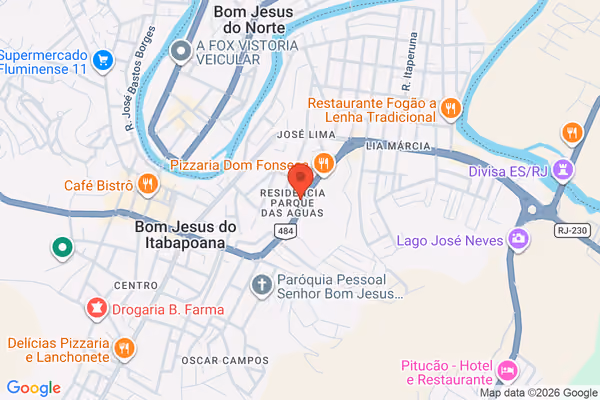 Mapa da localização - Bom Jesus